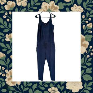 Women's Navy Blue Tank Jumpsuit